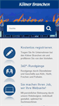 Mobile Screenshot of koelnerbranchen.de